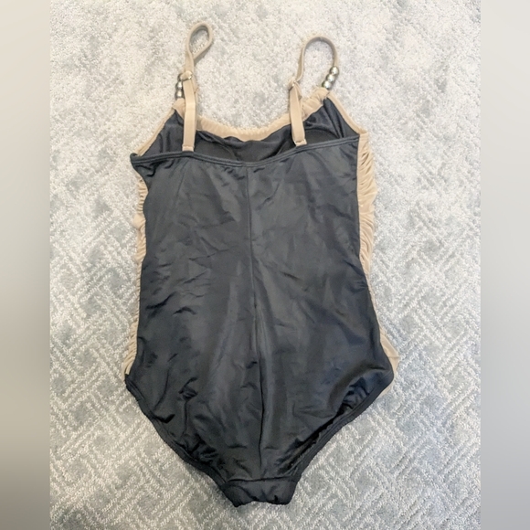 Venus one piece drape swimsuit. Size 8. - Picture 5 of 8
